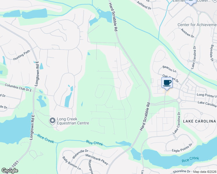 map of restaurants, bars, coffee shops, grocery stores, and more near 224 Sand Farm Trail in Blythewood