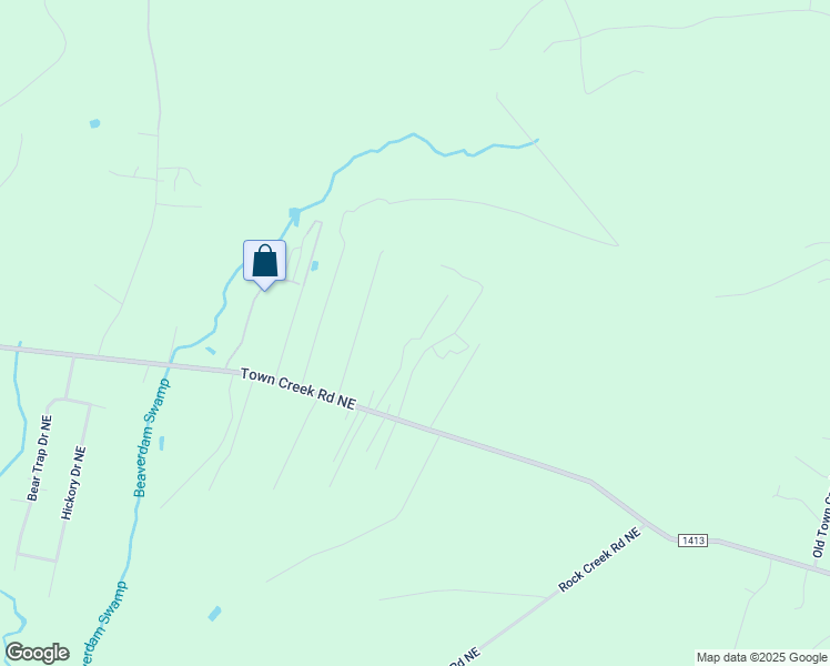 map of restaurants, bars, coffee shops, grocery stores, and more near 1013 Castle Way Northeast in Leland