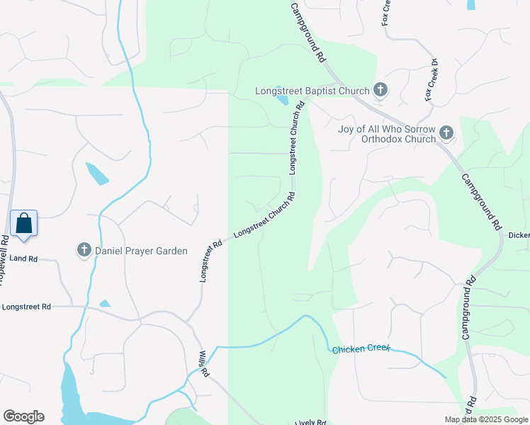 map of restaurants, bars, coffee shops, grocery stores, and more near 3580 Gardenside Court in Alpharetta