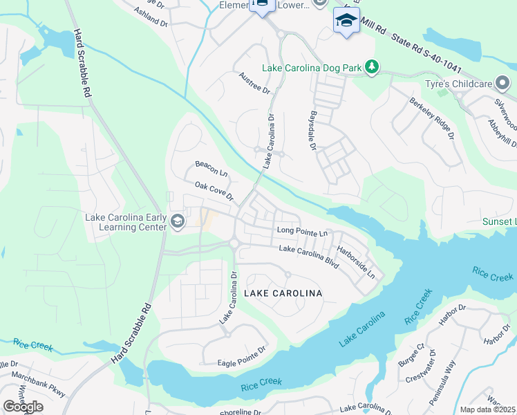 map of restaurants, bars, coffee shops, grocery stores, and more near 300 Highland Point Drive in Columbia