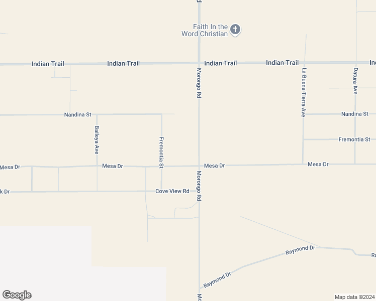 map of restaurants, bars, coffee shops, grocery stores, and more near in Twentynine Palms