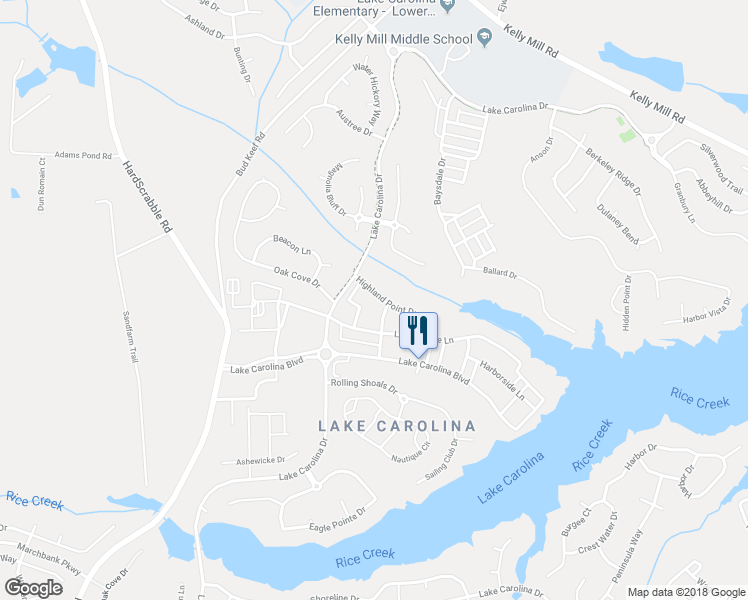 map of restaurants, bars, coffee shops, grocery stores, and more near 333 Highland Point Drive in Columbia