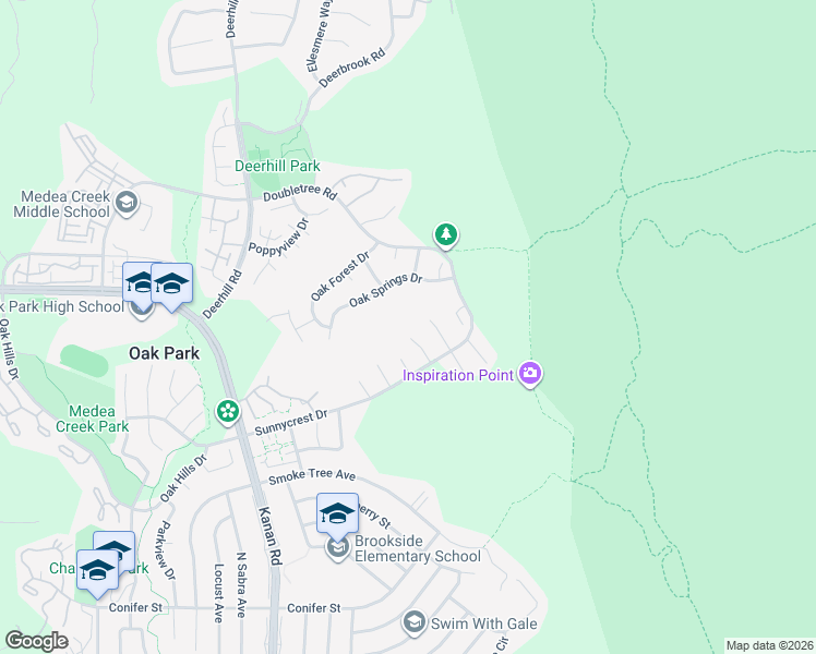 map of restaurants, bars, coffee shops, grocery stores, and more near 534 Aspen View Court in Oak Park