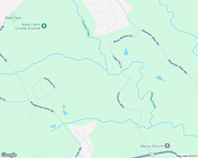 map of restaurants, bars, coffee shops, grocery stores, and more near 5354 Shadow Walk Way in Gainesville