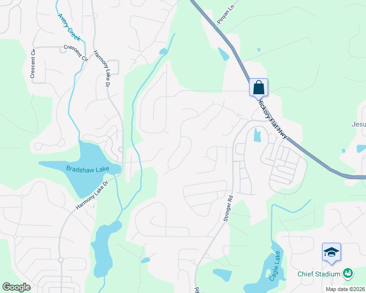map of restaurants, bars, coffee shops, grocery stores, and more near 804 Middlebrooke Bend in Canton