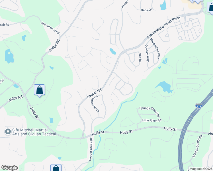 map of restaurants, bars, coffee shops, grocery stores, and more near 222 Wild Flower Place in Canton