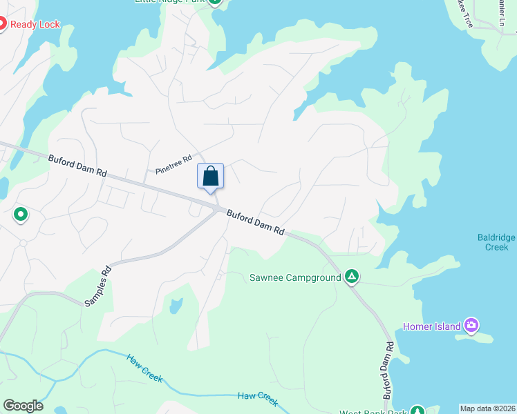 map of restaurants, bars, coffee shops, grocery stores, and more near 2705 Lions Gate Drive in Cumming
