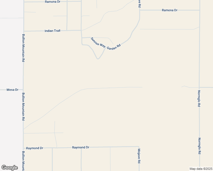 map of restaurants, bars, coffee shops, grocery stores, and more near 76676 Mesa Road in Twentynine Palms