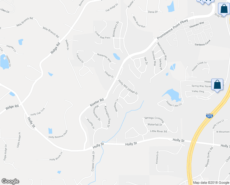 map of restaurants, bars, coffee shops, grocery stores, and more near 217 Wild Flower Place in Canton