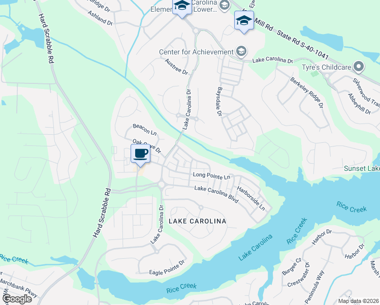 map of restaurants, bars, coffee shops, grocery stores, and more near 333 Highland Point Drive in Columbia