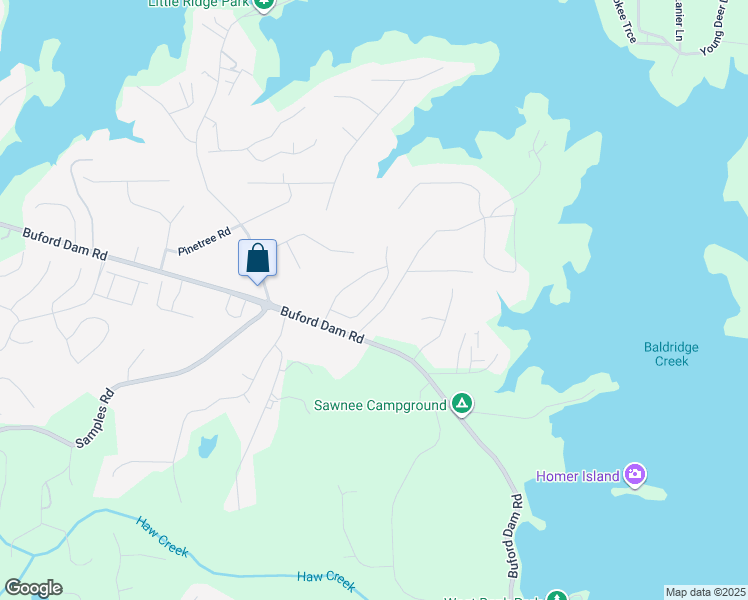 map of restaurants, bars, coffee shops, grocery stores, and more near 2815 Evan Manor Lane in Cumming