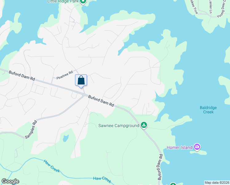 map of restaurants, bars, coffee shops, grocery stores, and more near 2815 Evan Manor Lane in Cumming