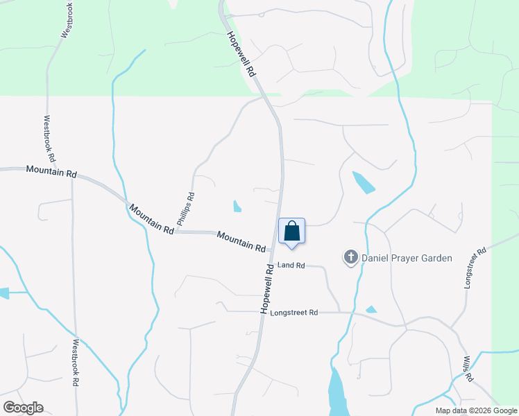 map of restaurants, bars, coffee shops, grocery stores, and more near 16450 Hopewell Road in Alpharetta