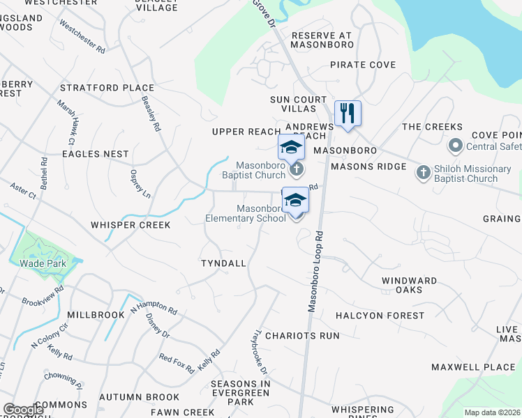map of restaurants, bars, coffee shops, grocery stores, and more near 116 Kelly Road in Wilmington