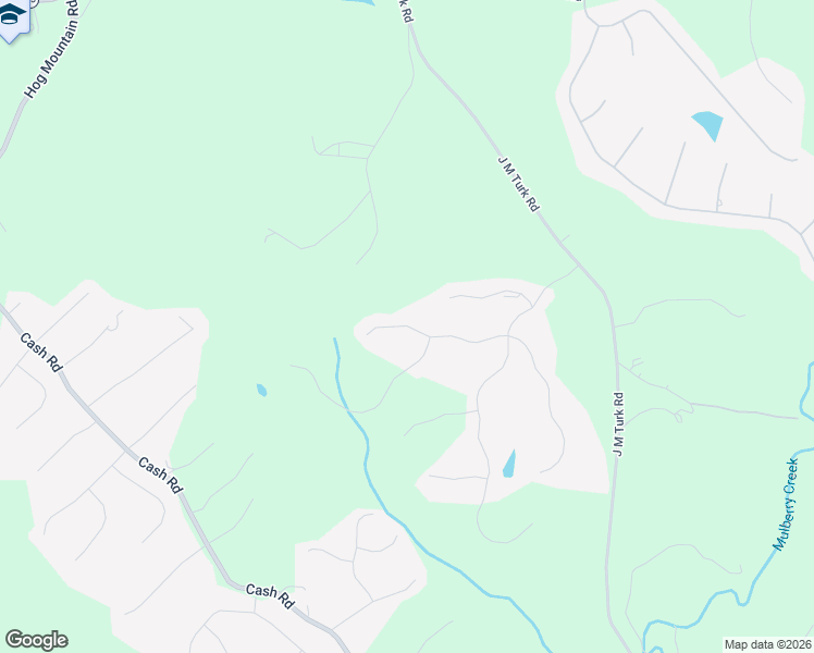 map of restaurants, bars, coffee shops, grocery stores, and more near Cardinal Ridge Way in Flowery Branch