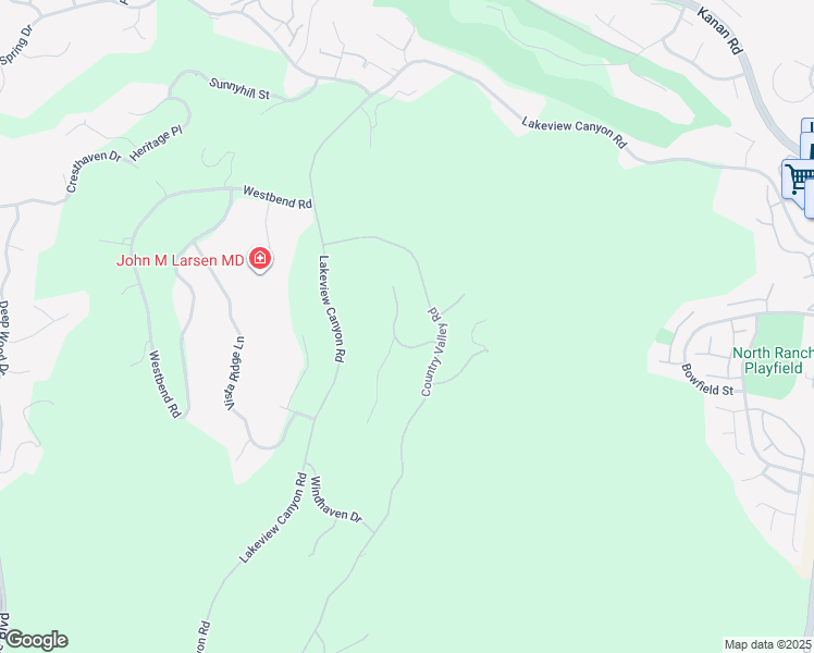 map of restaurants, bars, coffee shops, grocery stores, and more near 4947 Summit View Drive in Westlake Village