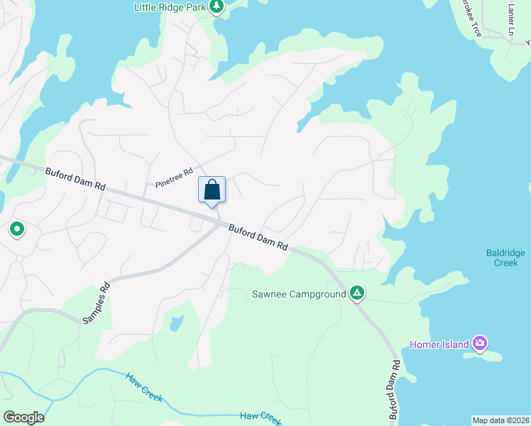 map of restaurants, bars, coffee shops, grocery stores, and more near 2725 Lions Gate Drive in Cumming