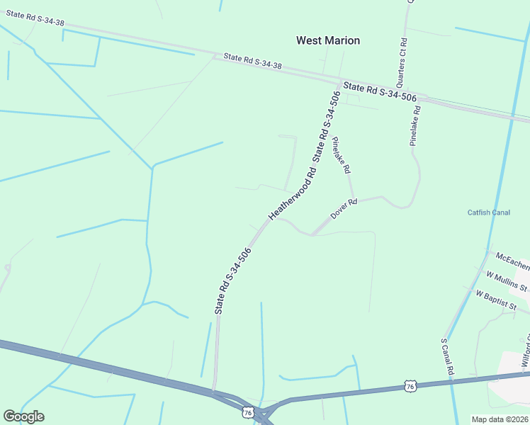 map of restaurants, bars, coffee shops, grocery stores, and more near 237 Heatherwood Road in Marion