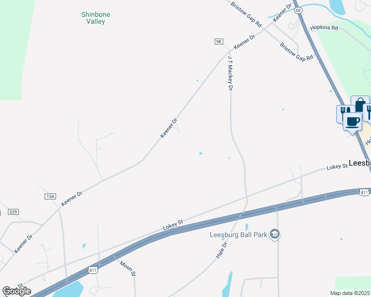 map of restaurants, bars, coffee shops, grocery stores, and more near in SANDROCK