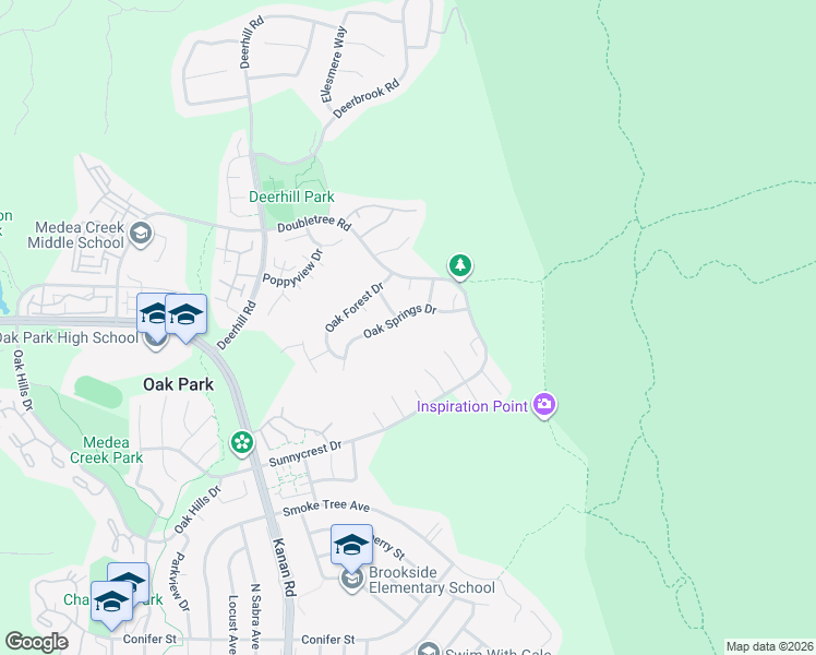 map of restaurants, bars, coffee shops, grocery stores, and more near 534 Aspen View Court in Oak Park