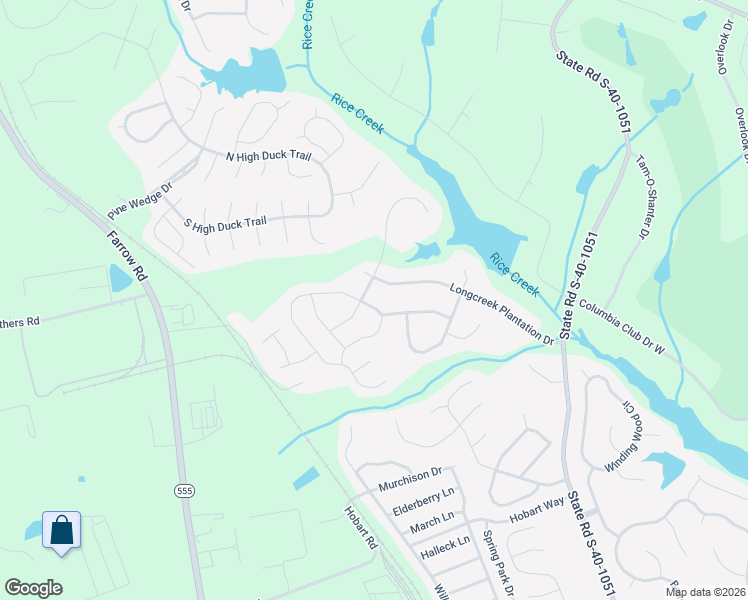 map of restaurants, bars, coffee shops, grocery stores, and more near 645 Needle Leaf Drive in Blythewood