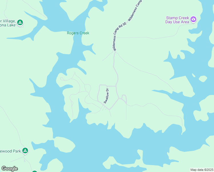 map of restaurants, bars, coffee shops, grocery stores, and more near 15 Yellow Hammer Drive Southeast in White