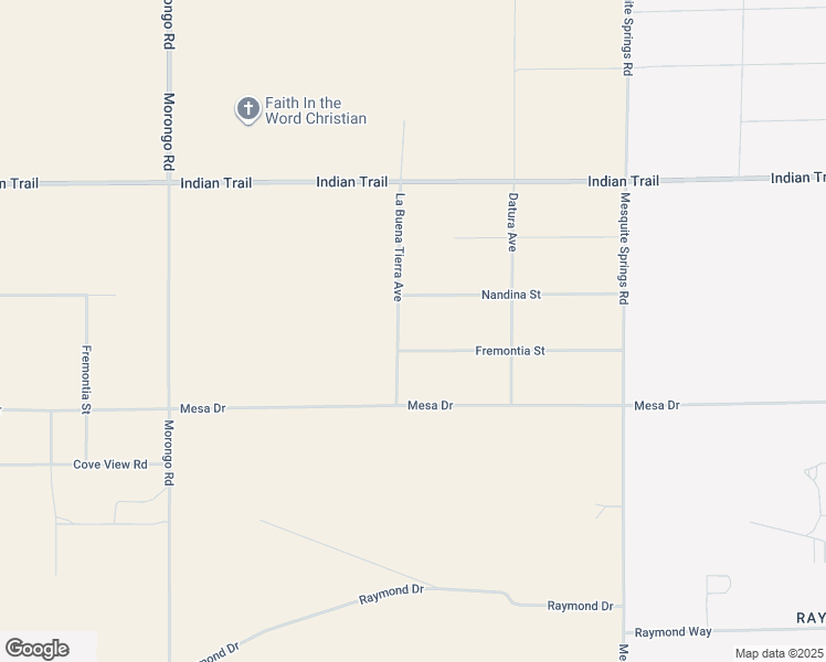 map of restaurants, bars, coffee shops, grocery stores, and more near 72522 Fremontia Street in Twentynine Palms