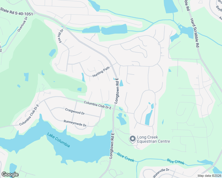 map of restaurants, bars, coffee shops, grocery stores, and more near 14 West Wessex Way in Blythewood