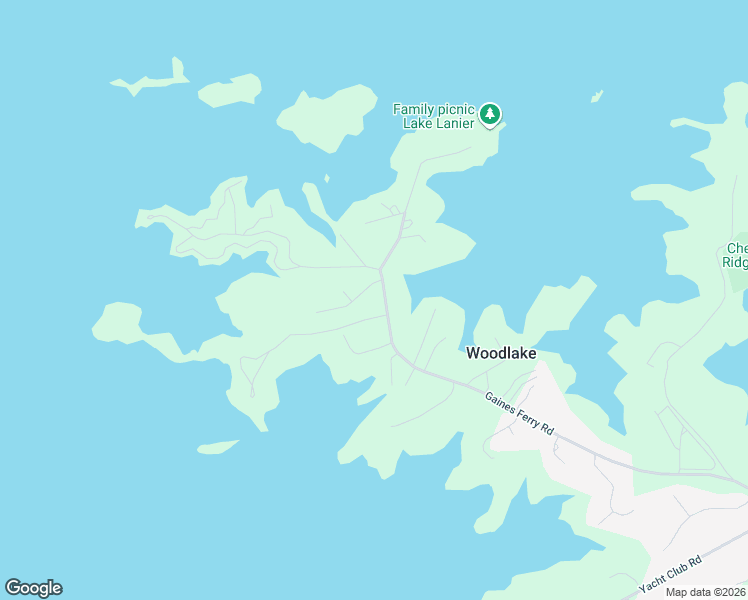 map of restaurants, bars, coffee shops, grocery stores, and more near 6711 Great Water Drive in Flowery Branch