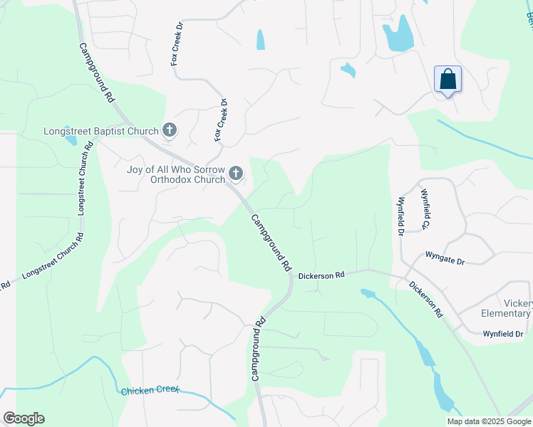 map of restaurants, bars, coffee shops, grocery stores, and more near 6610 Major Drive in Cumming
