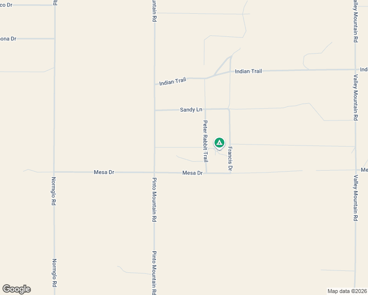 map of restaurants, bars, coffee shops, grocery stores, and more near Smokey Lane in Twentynine Palms