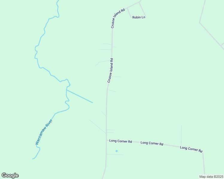 map of restaurants, bars, coffee shops, grocery stores, and more near 1034 Crusoe Island Road in Whiteville