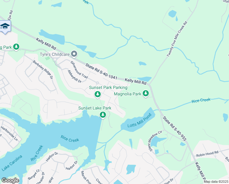 map of restaurants, bars, coffee shops, grocery stores, and more near 259 Silverwood Trail in Columbia