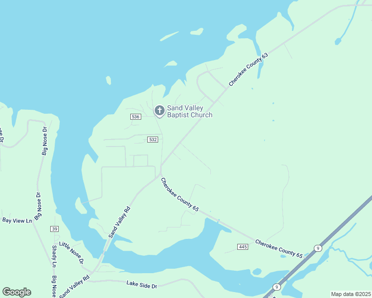 map of restaurants, bars, coffee shops, grocery stores, and more near 2280 Cherokee County 63 in Centre