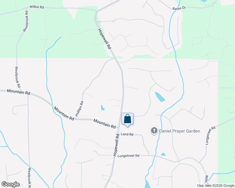 map of restaurants, bars, coffee shops, grocery stores, and more near 16546 Hopewell Road in Milton