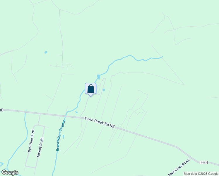 map of restaurants, bars, coffee shops, grocery stores, and more near 1149 Queens Way Northeast in Leland