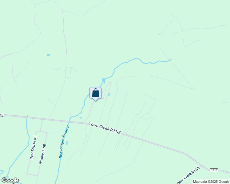 map of restaurants, bars, coffee shops, grocery stores, and more near 1149 Queens Way Northeast in Leland