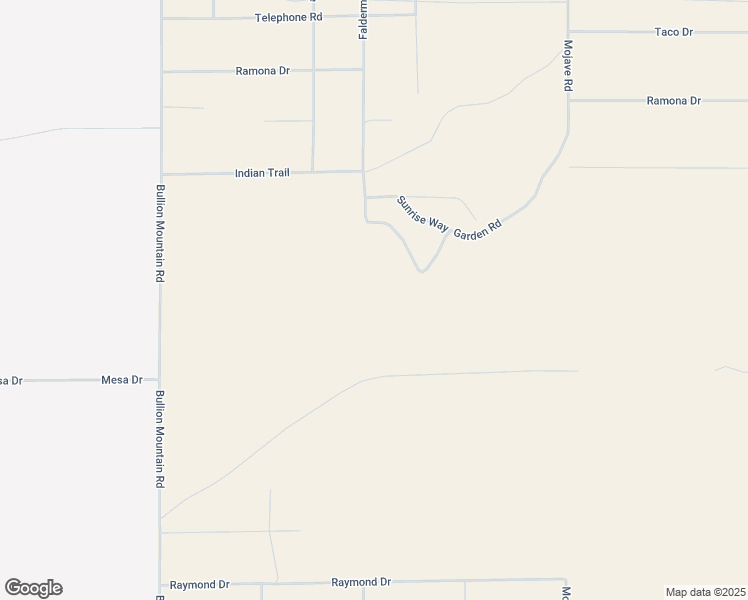 map of restaurants, bars, coffee shops, grocery stores, and more near Mesa Drive in Twentynine Palms