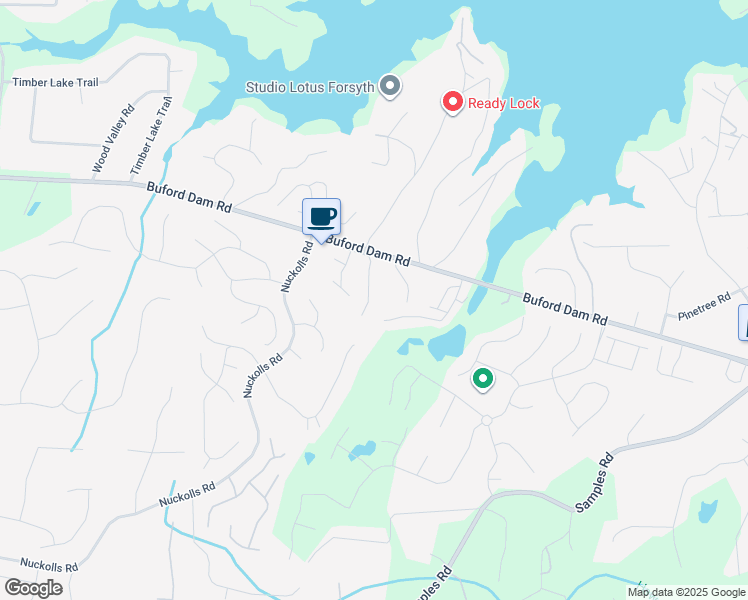 map of restaurants, bars, coffee shops, grocery stores, and more near 1915 Homeside Drive in Cumming