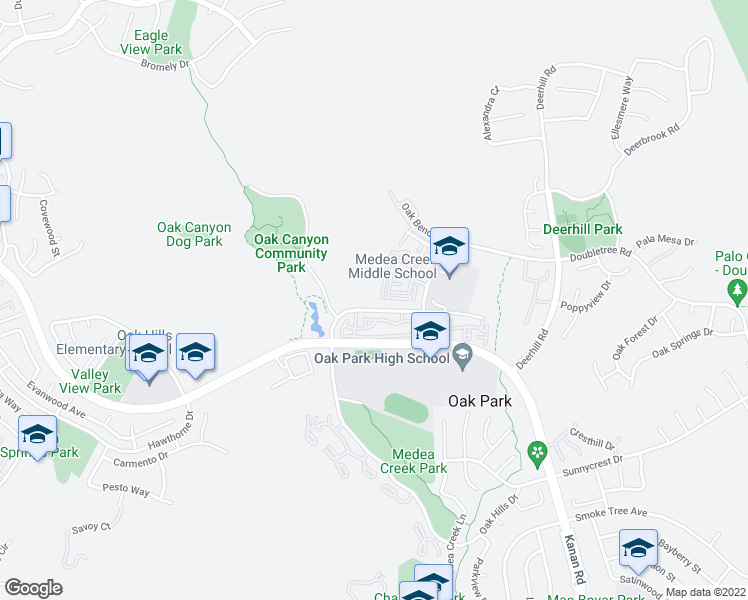 map of restaurants, bars, coffee shops, grocery stores, and more near 631 Oak Run Trail in Oak Park