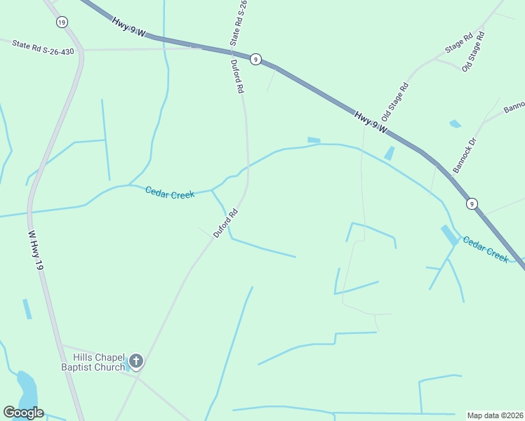 map of restaurants, bars, coffee shops, grocery stores, and more near 3200 Duford Road in Nichols