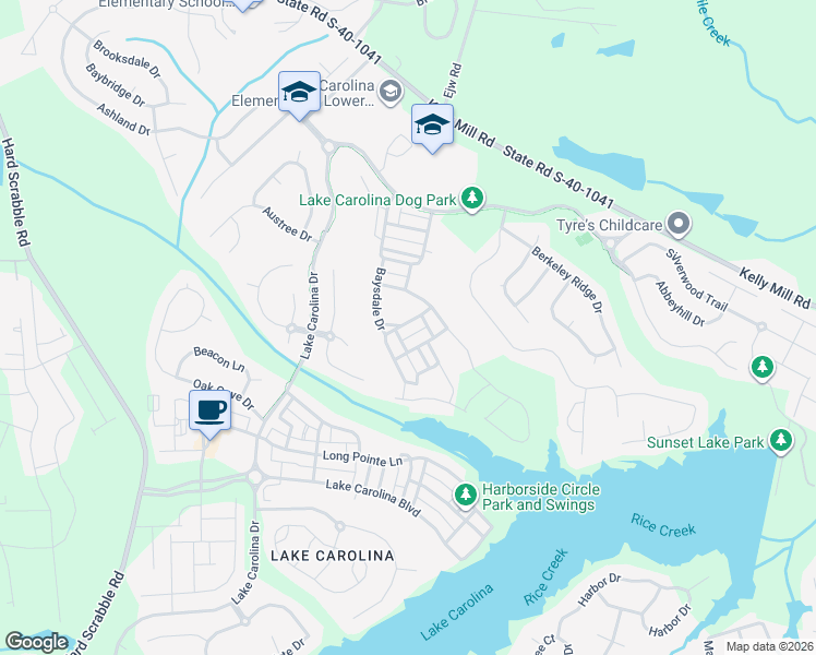 map of restaurants, bars, coffee shops, grocery stores, and more near 712 Sorenson Drive in Columbia