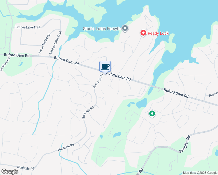 map of restaurants, bars, coffee shops, grocery stores, and more near 1780 Townview Lane in Cumming