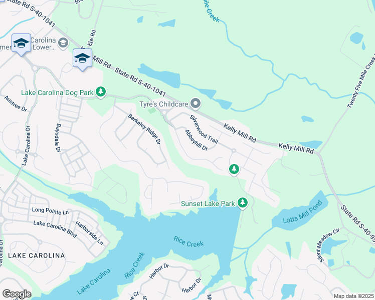map of restaurants, bars, coffee shops, grocery stores, and more near 532 Abbeyhill Drive in Columbia