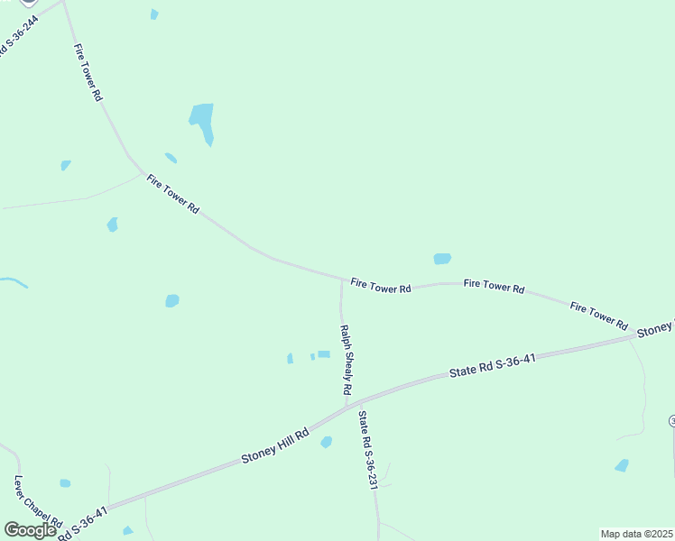 map of restaurants, bars, coffee shops, grocery stores, and more near 863 Fire Tower Road in Prosperity