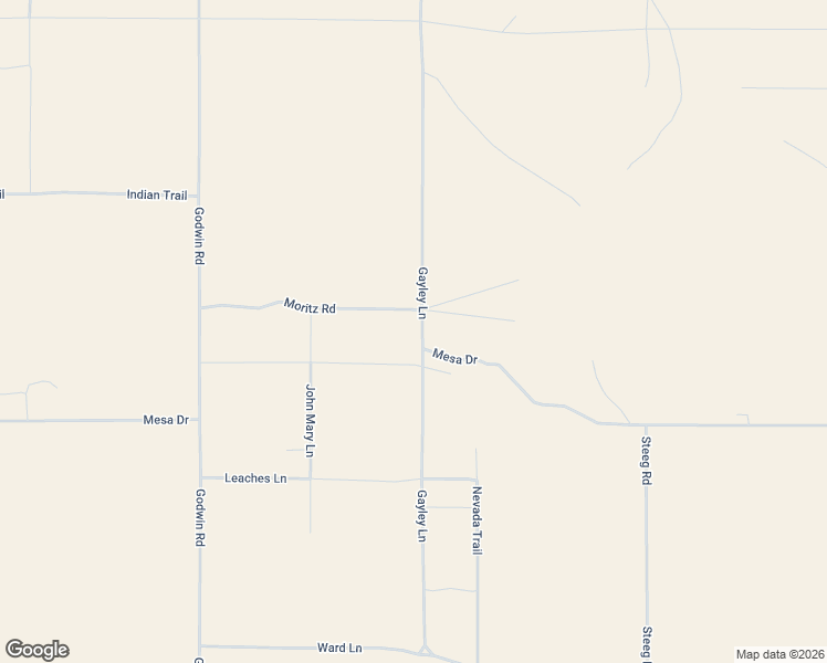 map of restaurants, bars, coffee shops, grocery stores, and more near 3910 Gayley Lane in Twentynine Palms