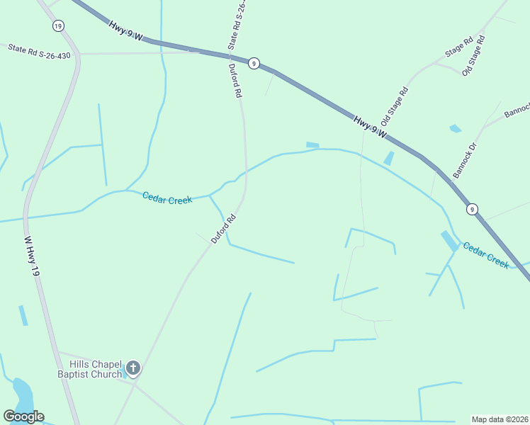 map of restaurants, bars, coffee shops, grocery stores, and more near 3200 Duford Road in Nichols