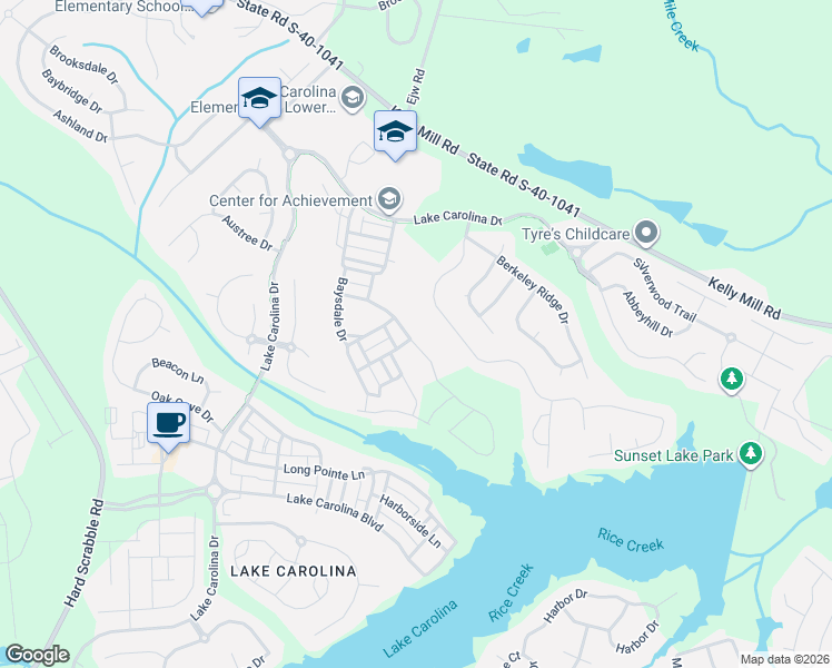 map of restaurants, bars, coffee shops, grocery stores, and more near 724 Sorenson Drive in Columbia
