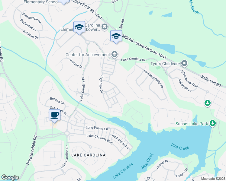 map of restaurants, bars, coffee shops, grocery stores, and more near 724 Sorenson Drive in Columbia