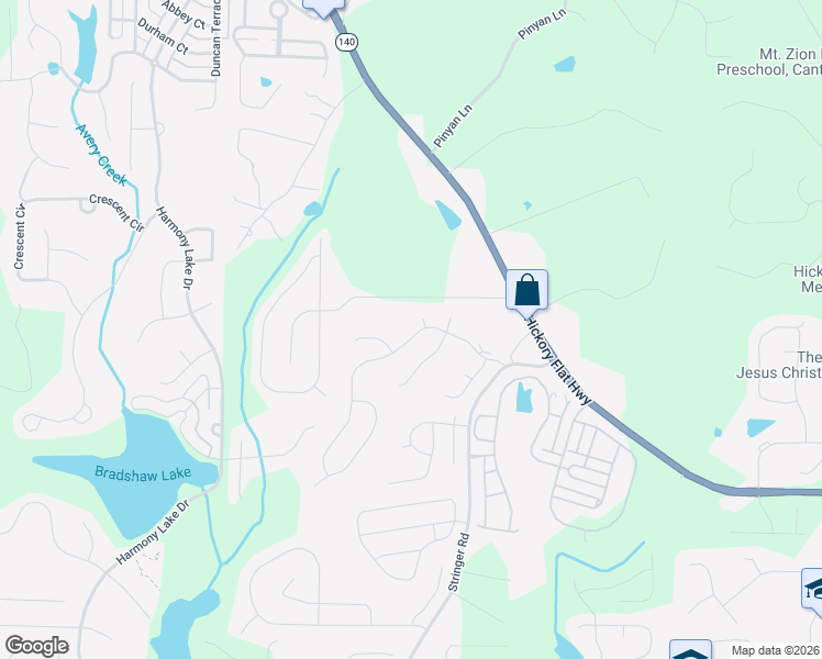 map of restaurants, bars, coffee shops, grocery stores, and more near 1022 Middlebrooke Drive in Canton